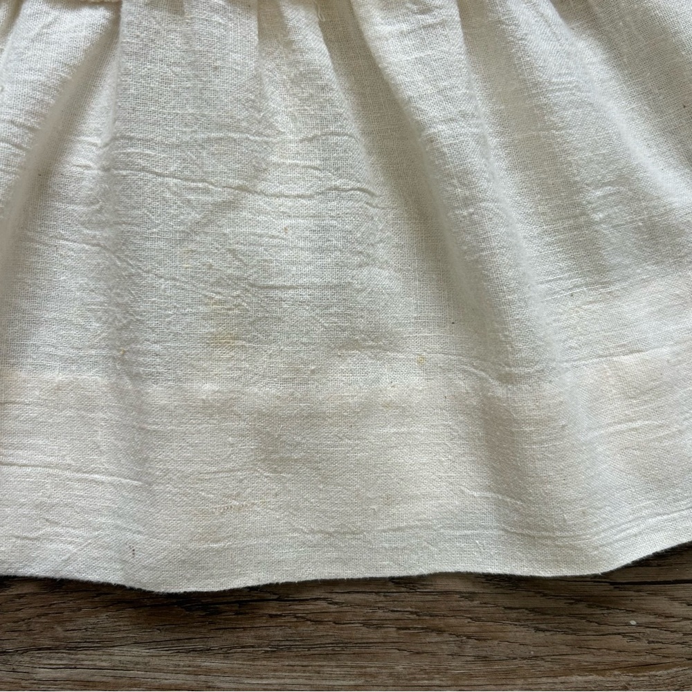 VINTAGE 70s Bohemian Campesina Mexican Wedding Peasant Dress - Picture 13 of 15